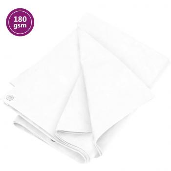 Lona HDPE Blanca 180 g/m² 6x12 m