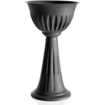 Vaso Columna Alba 43 cm Gris PVC 20 Litros