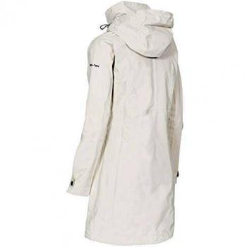 Trespass Chaqueta impermeable Rainyday con capucha oculta para mujer, Mujer, FAJKRAM20002_FAWS, Beige