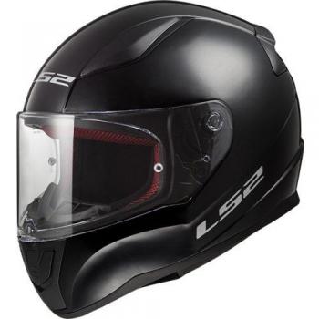 LS2 Casco de moto RAPID Negro, Negro, S