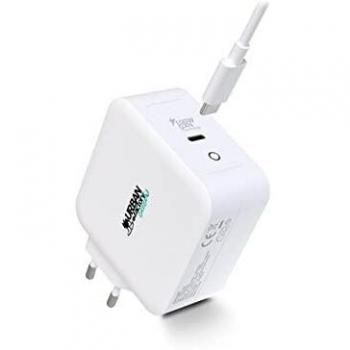 Urban Factory CYCLEE Blanco Interior - Cargador de Pared con Cable USB C