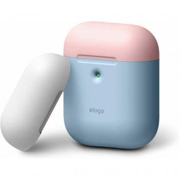 elago A2 Duo Funda Compatible con audífonos Apple AirPods inalámbricos