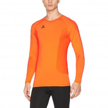 Erima Hombre Elemental manga larga futnki ONS Ropa, todo el año, hombre, color naranja, tamaño medium