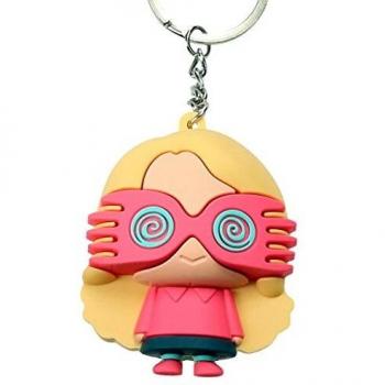 SD Toys- Llavero figurativo de goma Luna Lovegood, Color amarillo, pequeño