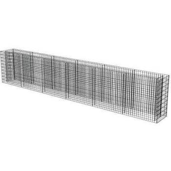 vidaXL Arriate de Gaviones Acero 540x50x100cm Florero Patio Flores Plantas
