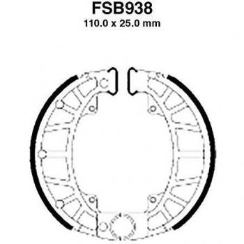 Juego de zapatas de freno FERODO FSB938A