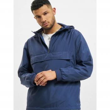 Urban Classics Basic Windproof Pullover Jacket - Dark Blue