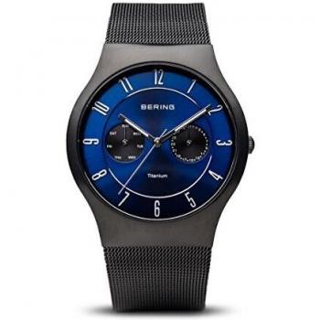 BERING Reloj Analógico para Hombre de Cuarzo con Correa en Acero Inoxidable 11939-078