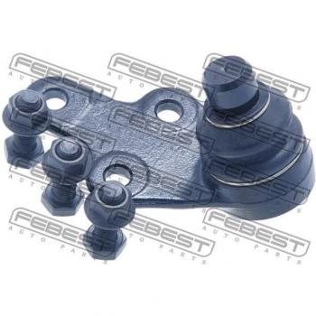 Rótula de suspensión FEBEST control arm ball joint 2120-CB8FR, compatible con varios modelos de vehículos, fabricada en material duradero para mayor resistencia y rendimiento, incluye sellos de goma para protección contra contaminantes, diseño