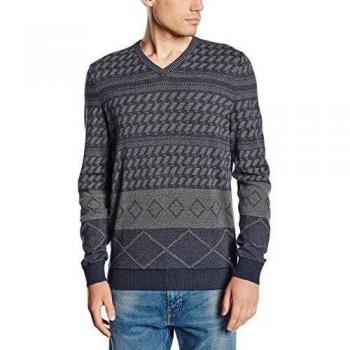 LERROS LERROS Herren V- Ausschnitt Pullover-Jersey Hombre,  
 Azul