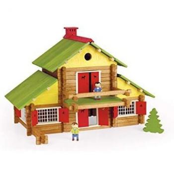 Chalet de Madera Jeujura - Juego de Construcción 240 Piezas