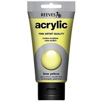 Reeves Acrylic Paint Lime Yellow 75ml