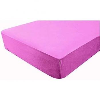PMP - Sábana Bajera Ajustable Impermeable 2 en 1, 70 x 140 cm, Color Rosa Claro