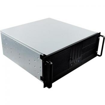 UNYKAch UK4329 Caja Rack 19 4U con Rejilla Frontal, Filtro de Polvo, USB-C, Color Negro/Plata