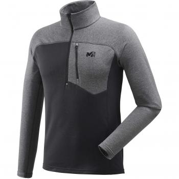 Millet Technostretch Zip Forro Polar para Hombre, Hombre, Color Noir/h Tarmac, tamaño FR : XL
