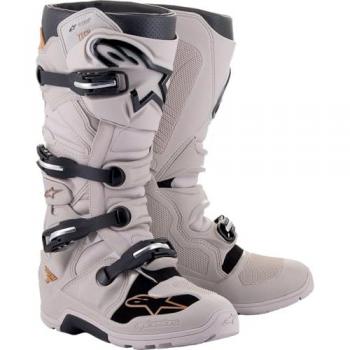 Alpinestars Tech 7 Enduro Drystar Motocross Boots - Gray/Sand (Size 40-41)