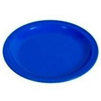 WACA - Plato de postre (melamina, 195 mm) azul