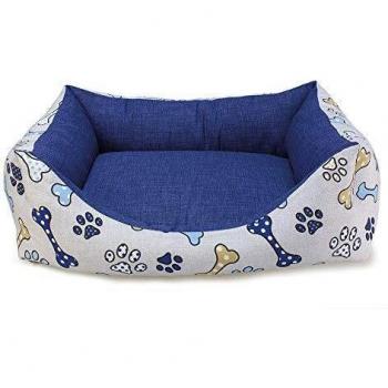 Arquivet Cama para perros cuadrada Huesos - 60x55x18cm