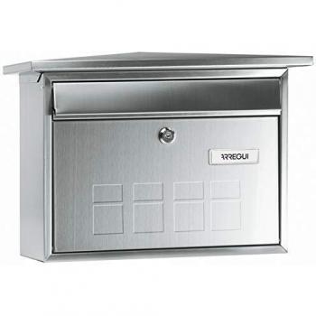 Arregui Deco E5707 Buzón Individual de Acero Inoxidable, Inox, Tamaño M