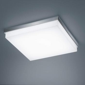 Plafoniera LED Cosi en cromo 31,5x31,5 cm