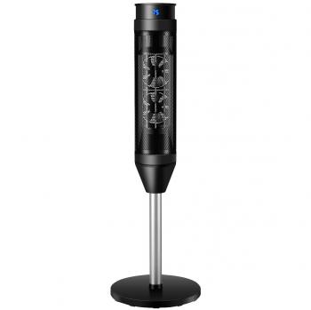 Calefactor de Torre de Cerámica Costway con Mando a Distancia, Termostato Regulable, Temporizador 8H, Oscilación 40°, Potencia 1200W/2000W, Dimensiones 28