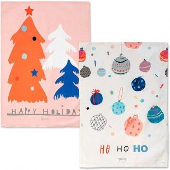 Happyfriday- Ho Ho Ho Paño de Cocina 2 Ud 70x50 Cm