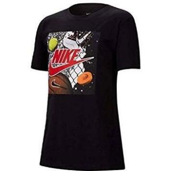 NIKE CT2634-010 Camiseta, Negro, XL para Niños