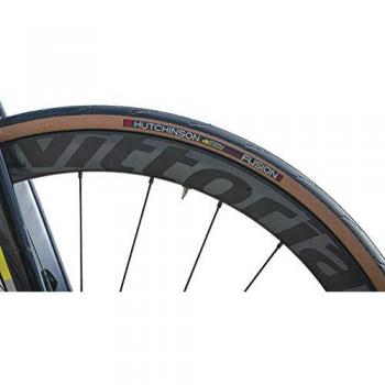 Hutchinson Cubierta de Carretera Fusion 5 Performance Storm Protech 700c x 25, características: tamaño 700x25C (25-623), diseño unisex adulto, color negro/beige, tecnología Protech para