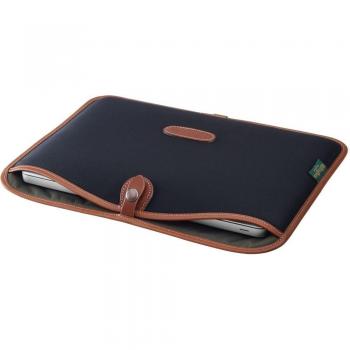 Billingham 5210101-70 - Funda de lona para portátil de 13, color negro/tostado