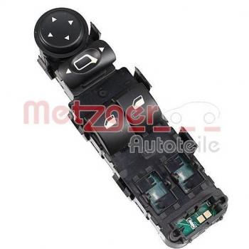 Interruptor de elevalunas METZGER 0916936 - Switch para ventana, compatible con modelos específicos