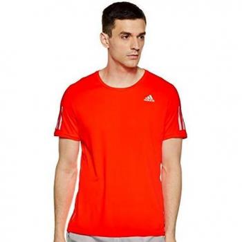 adidas Own The Run tee Camiseta, Hombre, Rojsol, S