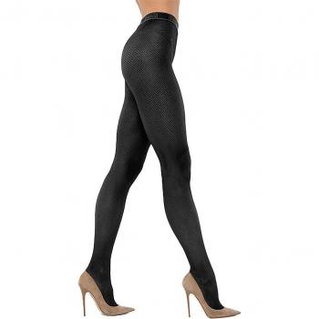Wolford Twenties Eco-Friendly Fishnet Tights - Women's Black Size L