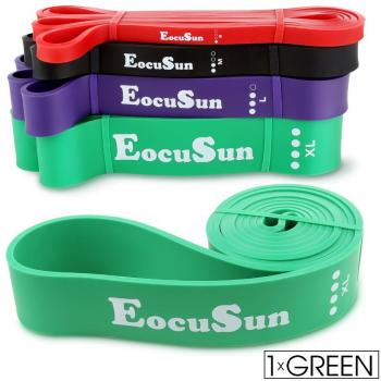 Eocusun Bandas Elásticas, Bandas de Resistencia [ Individualmente y en un Set Barato ] Fitness Bandas para Yoga, Crossfit, Entrenamiento de Fuerza, Pilates, Fisioterapia