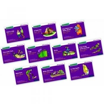 Read Write Inc - Phonics Set 2 Purple Story Books - Colour Pack of 10 (Tapa blanda)