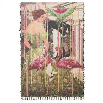Cuadro Decorativo Flamencos 85x3x130 cm - Alta Calidad para Pared