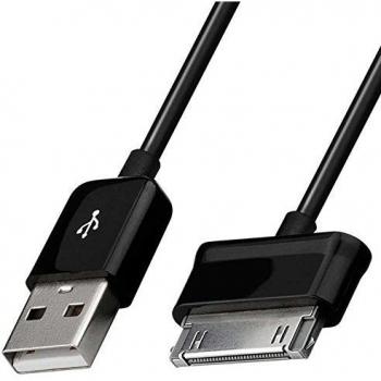 OcioDual Cable de Carga y Transferencia de Datos USB Negro para Samsung Galaxy Tab 2 10.1 P5100 Cargador