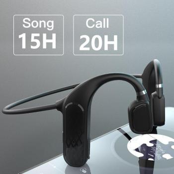 Auriculares inalámbricos portátiles de conducción ósea TWS Bluetooth con micrófono, resistentes al agua, para juegos y deporte, manos libres