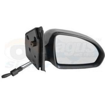 Espejo retrovisor VAN WEZEL 2911814 - Espejo lateral para automóvil, diseñado específicamente para su modelo de vehículo, incluye carcasa en color negro, vidrio convexo para mayor visibilidad, ajuste manual y cumple con las