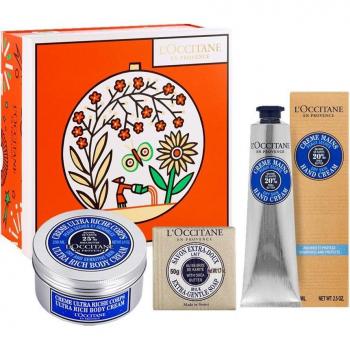 L'Occitane Shea Butter Rich Body Cream 200ml Gift Set