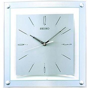 Reloj de Pared Seiko Cuadrado Elegante Plata 37.5 x 6.7 x 34.6 cm QXA330S