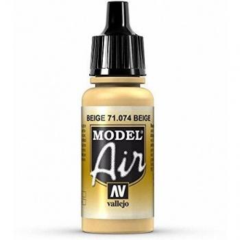 VALLEJO-3071074 71074 Model Air Color Beige 17 ML, Multicolor