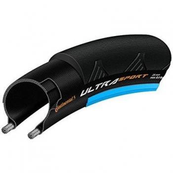 Continental 323124 Cubierta plegable, 700 x 25, negro y azul, Multicolor, M