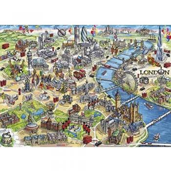 Puzzle Gibsons Hitos de Londres - Caja Regalo 500 Piezas