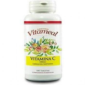 Vitameal Vitamina C 1000mg Liberación Sostenida 100 Comprimidos Antioxidante Precursor de Colágeno