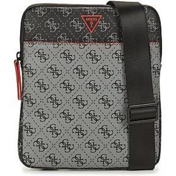 Guess Bolso Milano Reverse Eco para hombre, bolso de mano en color negro, marca Guess