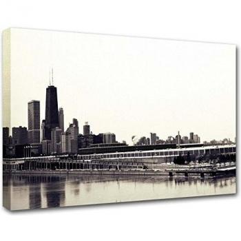 Chicago skyline ct68 moderno Impresión sobre lienzo 40x30