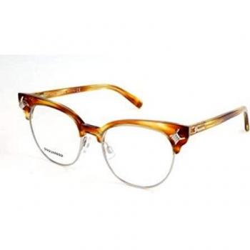 DSQUARED2 D Squared Brillengestelle DQ5207 047-51-18-140 Monturas de Gafas, Amarillo