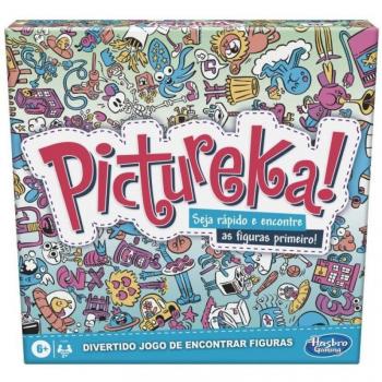 Hasbro Gaming Pictureka Refresh Juego de Mesa en Portugués - Versión para 6 Años en Adelante