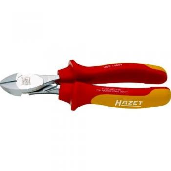 Alicate de corte diagonal para grandes fuerzas con aislamiento de protección HAZET 1802VDE-22, 180 mm
