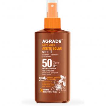 Aceite solar acelerador del bronceado SPF50 de Agrado